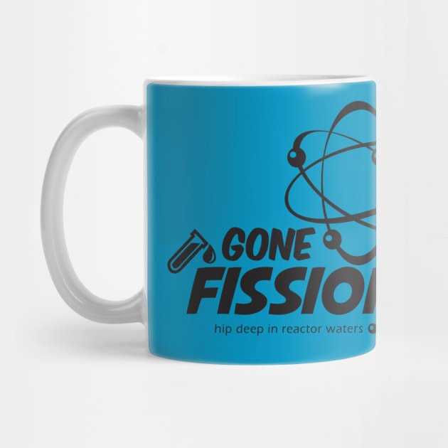 Gone Fission! punny with black ink by ToddPierce